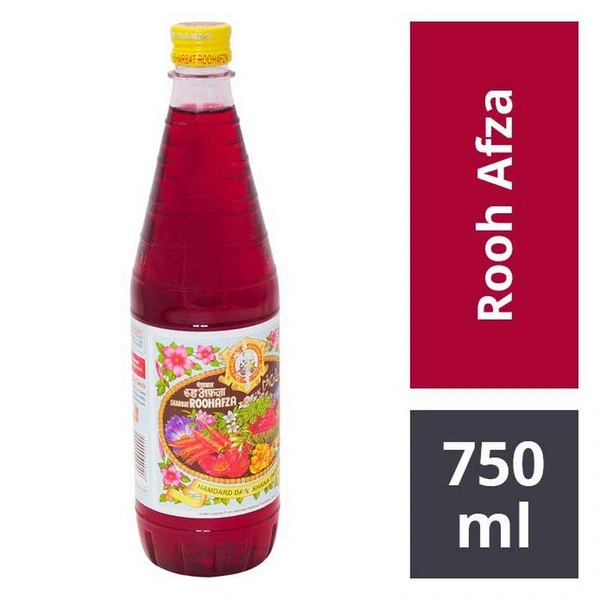 Hamdard Sharbat Rooh Afza (शरबत रूह अफ़ज़ा) - 750 ml