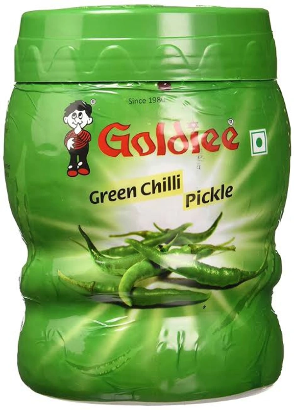 Green Chilli Pickle (Goldiee) (Mirch Achar) (मिर्च अचार)  - 1 kg