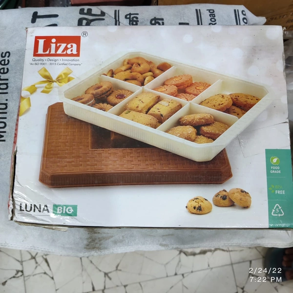 Liza LUNA BIG (Dry Fruits & Cookies Tray)
