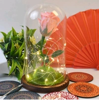 Glass Flower with Led Light Great Gift