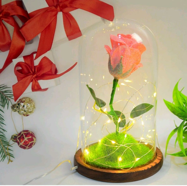 Glass Flower with Led Light Great Gift