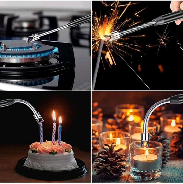 Matadar USB Rechargeable Electronic Lighters for Multipurpose Like Candles Grill BBQ Smoking Fireplace Survival Stove