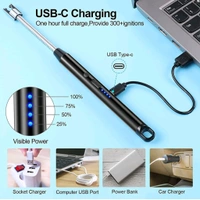 Matadar USB Rechargeable Electronic Lighters for Multipurpose Like Candles Grill BBQ Smoking Fireplace Survival Stove