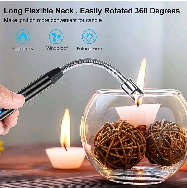 Matadar USB Rechargeable Electronic Lighters for Multipurpose Like Candles Grill BBQ Smoking Fireplace Survival Stove