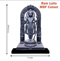 Ram Lalla MDF Cutout Ram Lalla statue Ayodhya Mandir 