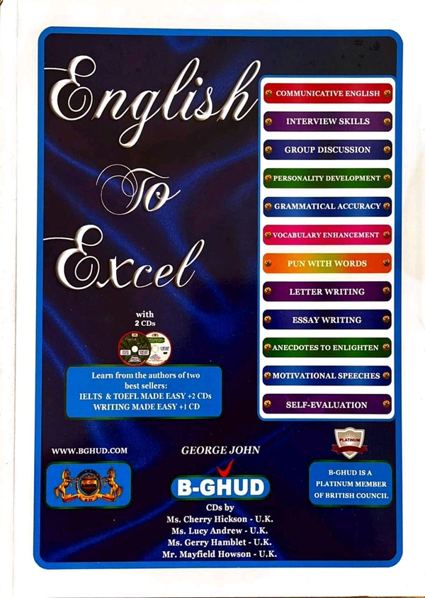 B-GHUD English To Excel 