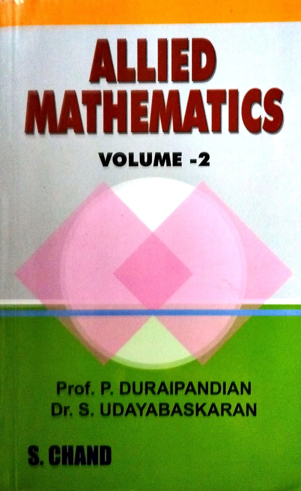 S.Chand Allied Mathematics Vol -2 (P.Duraipandian Dr.S.Udayabaskaran)