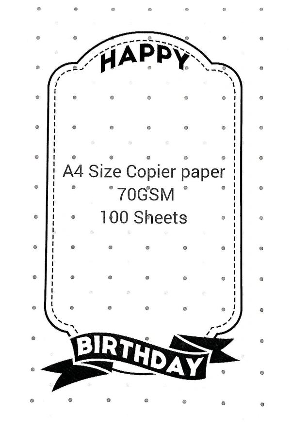 A4 Paper  A4 Size Copier Paper 70GSM ( 200 Sheet)