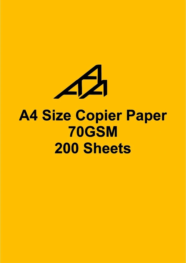 A4 Paper  A4 Size Copier Paper 70GSM ( 200 Sheet)