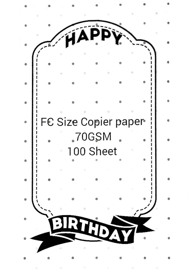 FC Paper  FC Size Copier Paper 70GSM (100 Sheets)