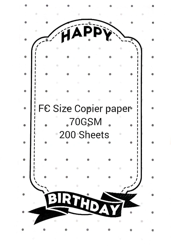 FC Paper  FC Size Copier Paper 70GSM (200 Sheets)