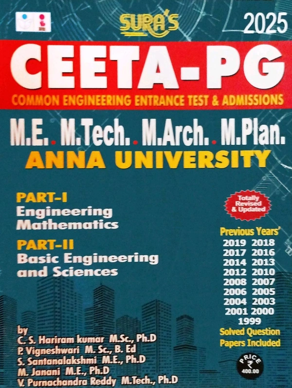 Sura CEETA -PG M.E.M.Tech.M.Arch.M.Plan Anna University 