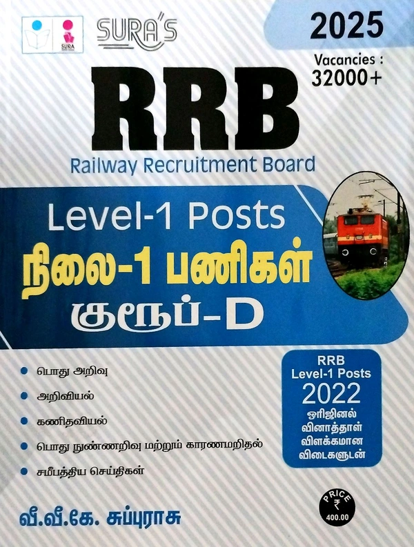 Sura Railway Recruitment Board Level -1 Posts ( நிலை-1 பணிகள் குரூப்-1)