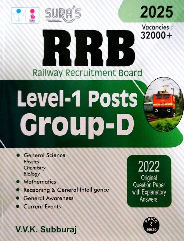 Sura Railway Recruitment Board Level -1 Posts Group -D (2025)