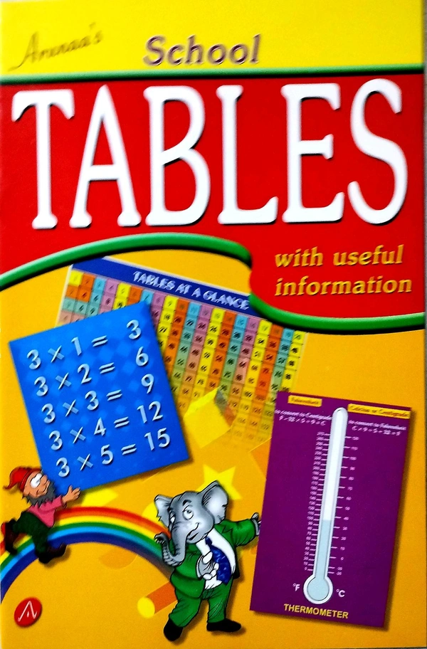 Children Books Arunnas School Tables 