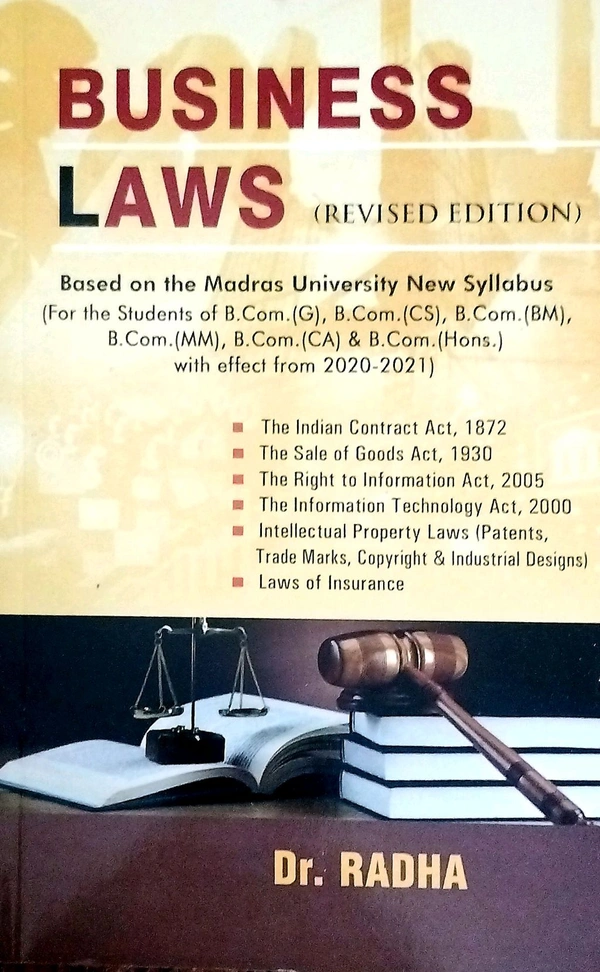 Prasanna Business Laws (Dr Radha)
