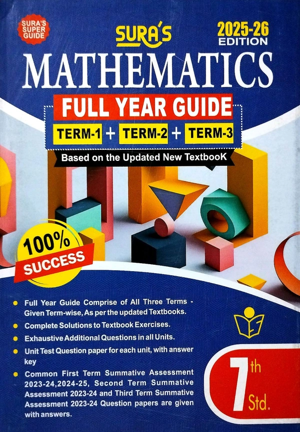 7th Std Sura 7th Mathematics  (25-26)