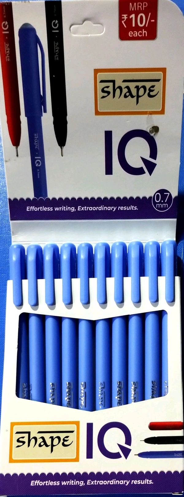 Shape IQ Ball pen Bule 0.7mm (10pcs)