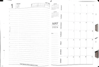 Diary 2026 Form Month Cut Full Date 