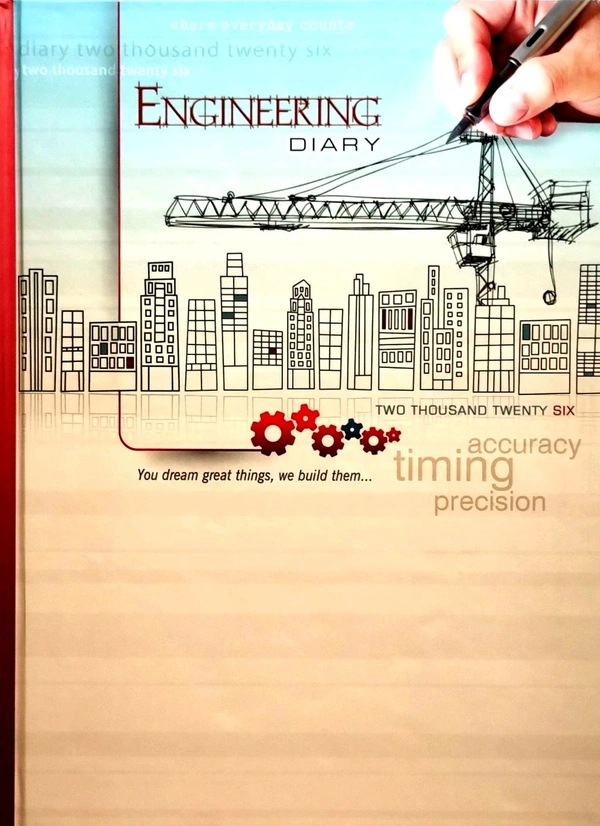 Diary 2026 Year Engineering Box Diary Full Date 