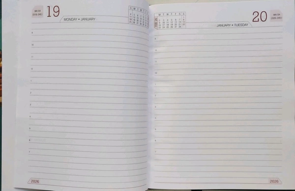 Diary 2026 Full Date D