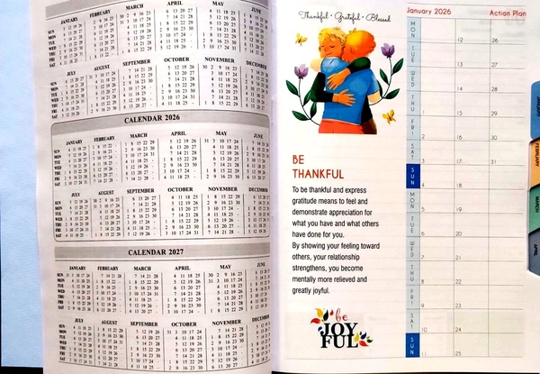 Diary 2026 Year Month Cut Full Date