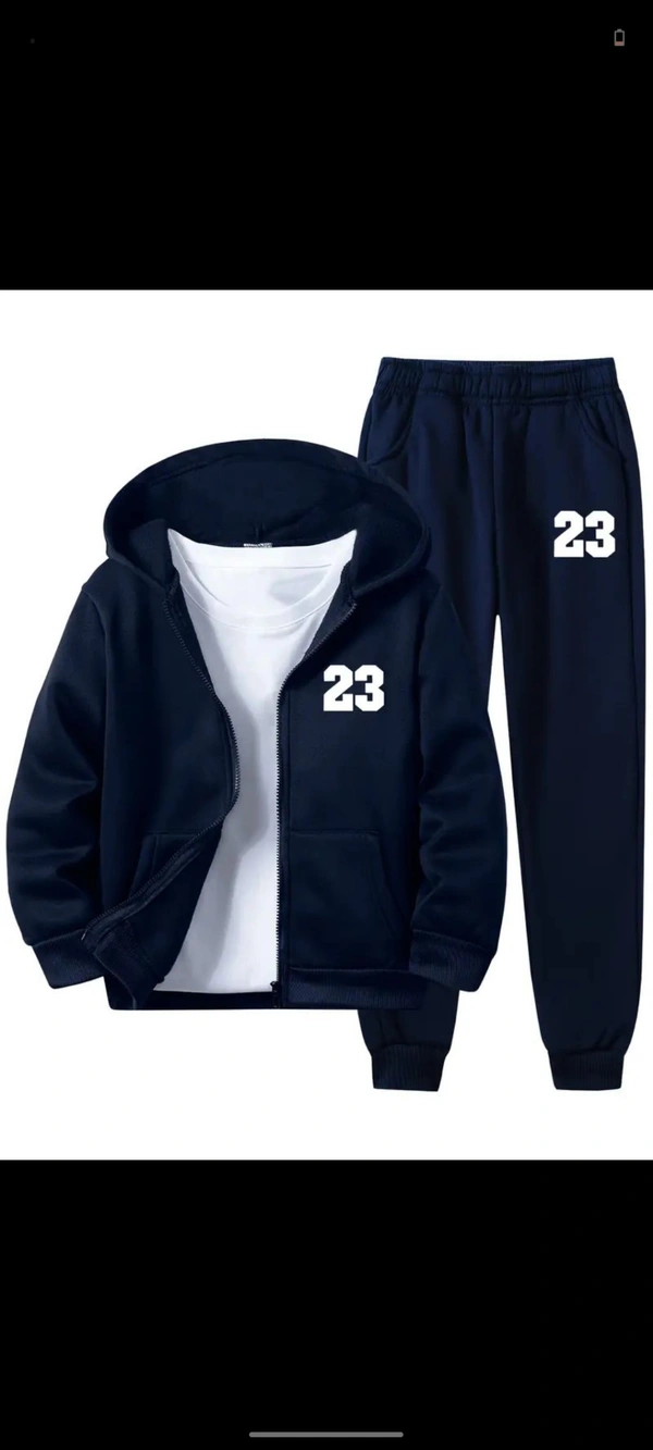 New york Hoddie + Lower Combo  - Black, XXL