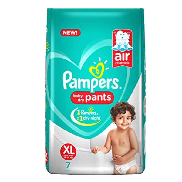 PAMPERS PANTS XL  7 Nos