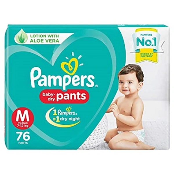 PAMPERS PANTS M  8 Nos