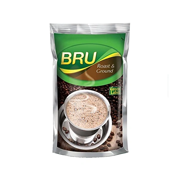 BRU GREEN LABEL POLY - 50GM