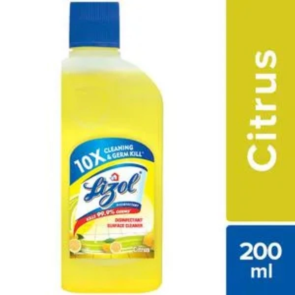 LIZOL SURFACE CLEANER CITRUS - 200ML