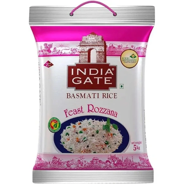 INDIA GATE FEAST ROZZANA BASMATHI RICE - 1KG