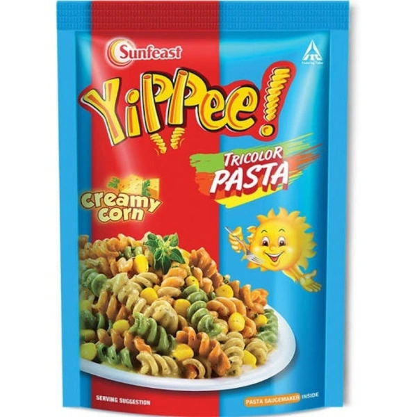 SUNFEAST YIPPEE TRICOLOR PASTA CREAMY CORN - 
