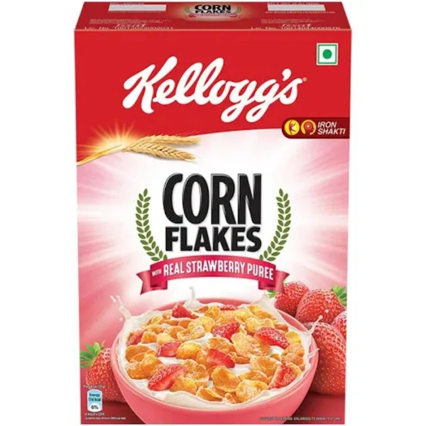 KELLOGG'S CORN FLAKES REAL STAWBERRY