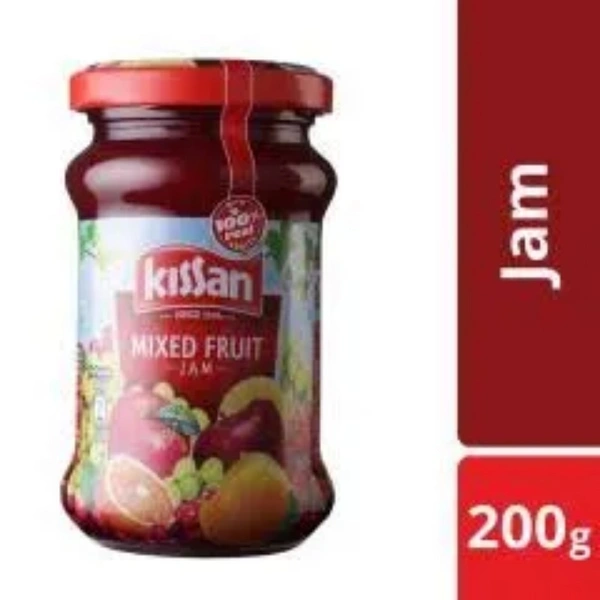 KISSAN MIXED FRUIT JAM JAR - 200GM