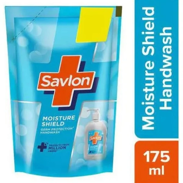 SAVLON MOISTURE SHIELD HAND WASH POUCH - 175ML