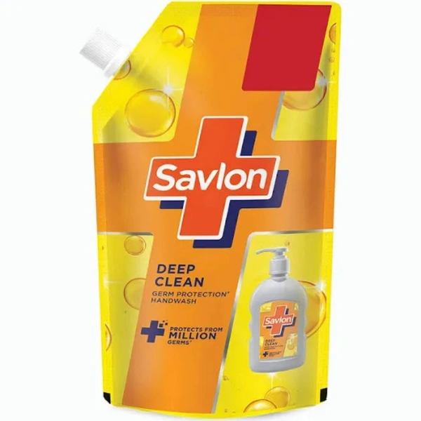 SAVLON DEEP CLEAN HAND WASH POUCH - 725ML