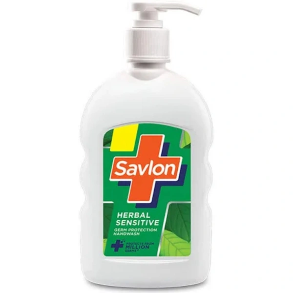 SAVLON HERBAL SENSITIVE HAND WASH BOTTLE - 200ML