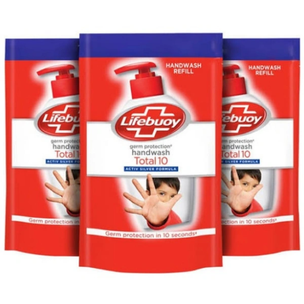LIFEBUOY TOTAL 10 HAND WASH POUCH - 555ml