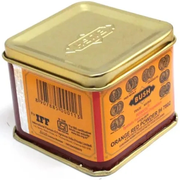 BUSH ORANGE RED COLOR POWDER - 100GM