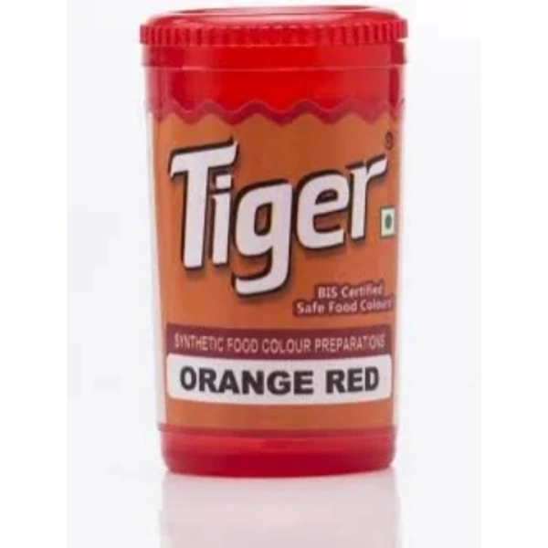 TIGER FOOD COLOR ORANGE RED  - 10GM