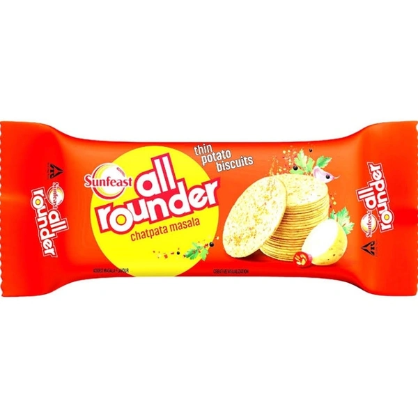 SUNFEAST All Rounder Chatpata Masala Thin Potato Biscuits - 
