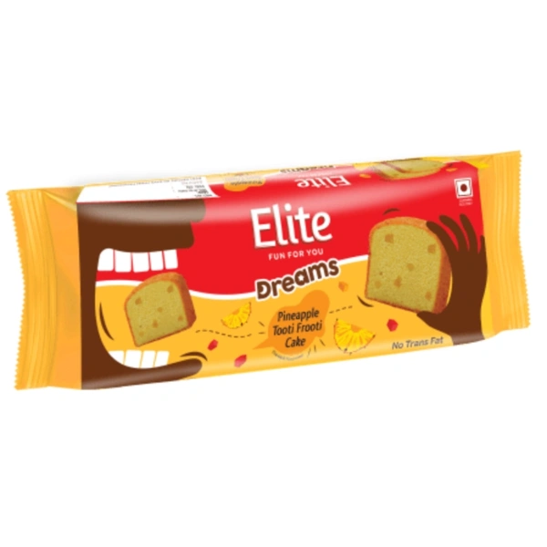 ELITE PINEAPPLE TUTTY FRUITY BAR CAKE