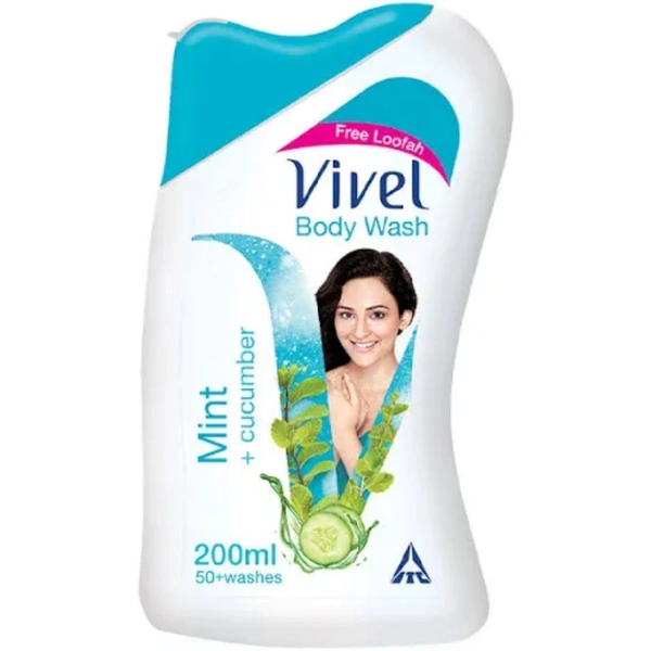 VIVEL BODY WASH MINT CUCUMBER  - 200ml