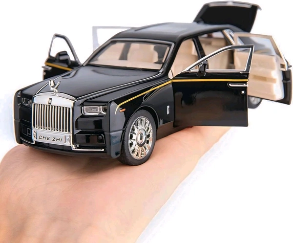 Miniature Die Cast Metal Rolls Royce Car Pull Back 1:32 Scale Model Phantom Diecast Metal  - 1:32