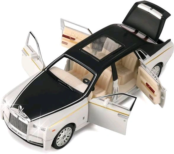 Miniature Diecast Alloy MetalPull Back Die-Cast Rolls Royce Car 1:32 New Rolls Royce  - 1:32