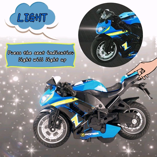  Miniature Sports Diecast Metal 1:14 Exclusive Alloy Metal Pull Back Die-cast Bike  - 1:14