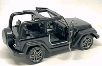  Miniature Die Cast Metal Mini Thar Car Open Door (Black) - 1:32
