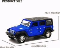  Miniature Mahindra Thar Roxx - Jeep DIE CAST Metal Car  - 1:32