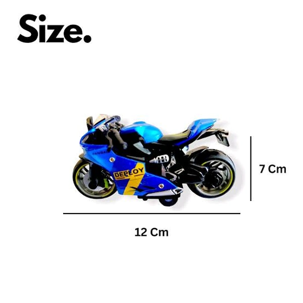 Miniature Sport  Die-cast Alloy Motorbikes  1:14 Scale Alloy Metal  - 1:14